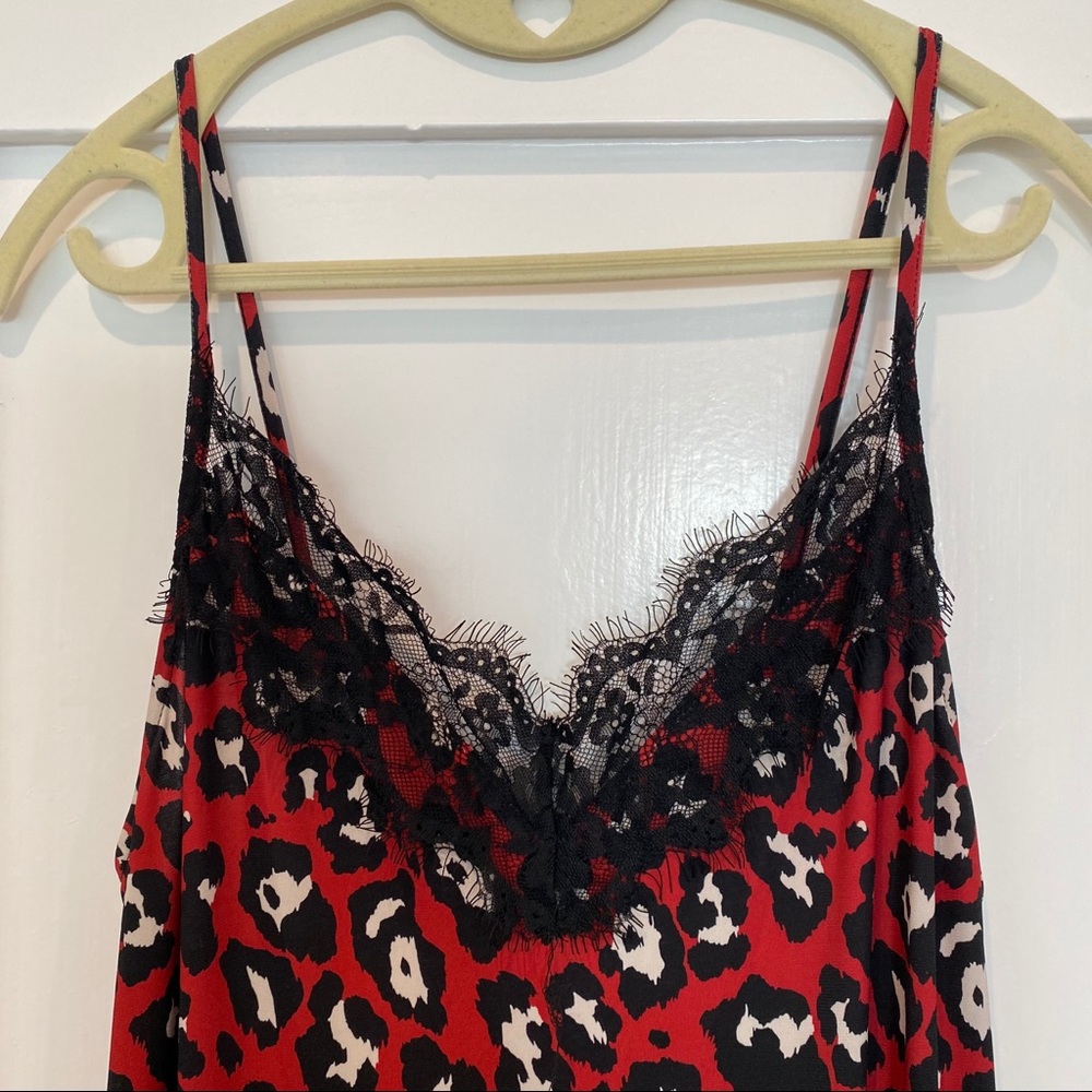 Zara Cheetah Print Slip Dress